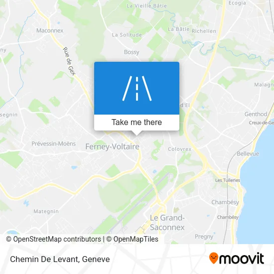 Chemin De Levant map