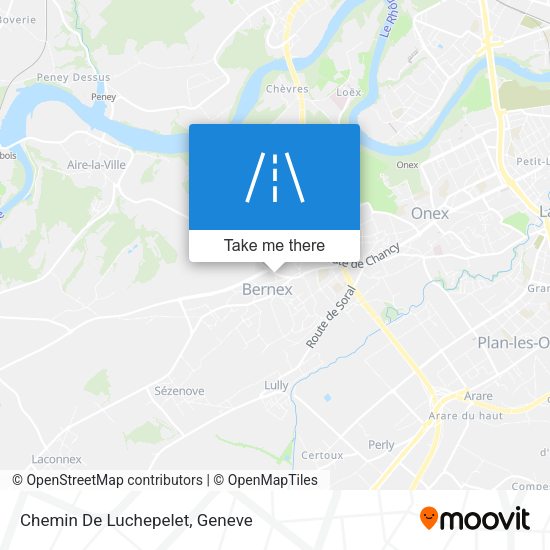 Chemin De Luchepelet map