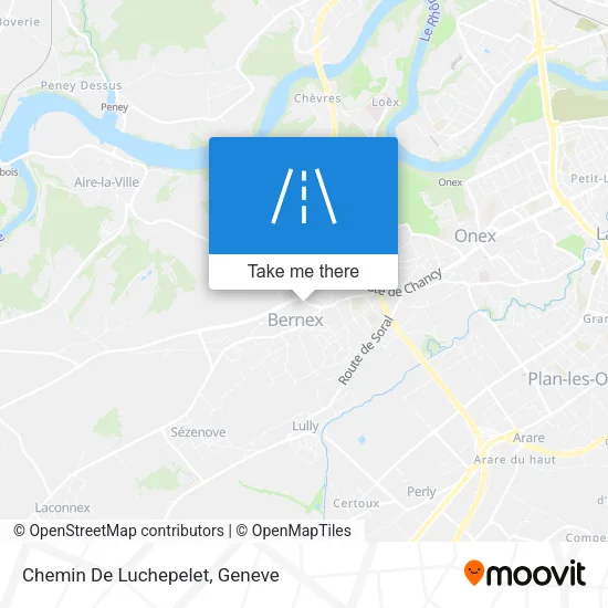 Chemin De Luchepelet map