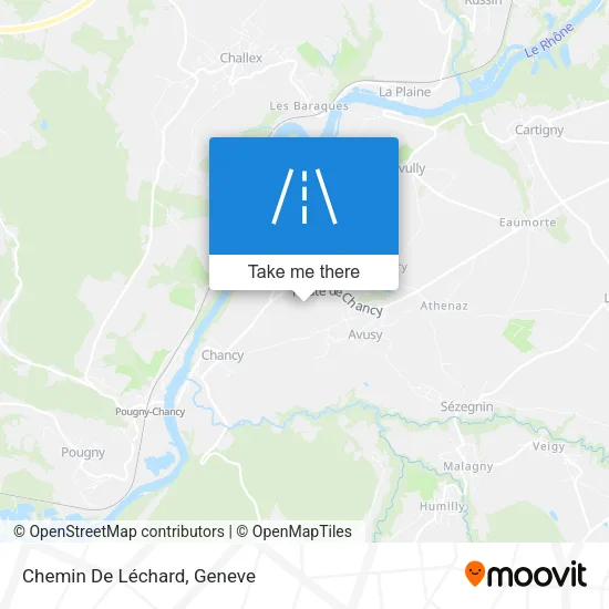 Chemin De Léchard map