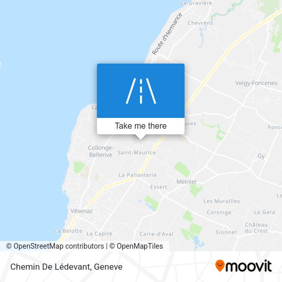Chemin De Lédevant map