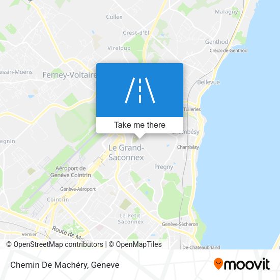 Chemin De Machéry map