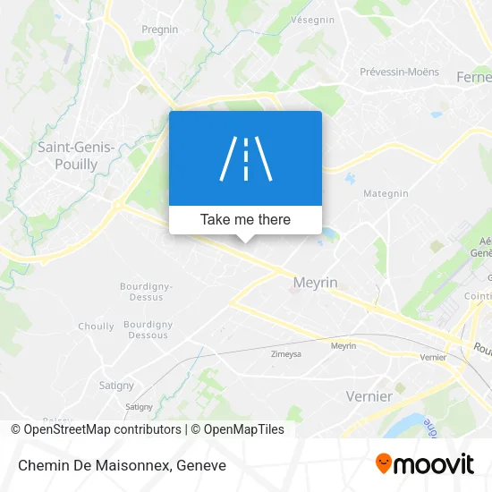Chemin De Maisonnex map