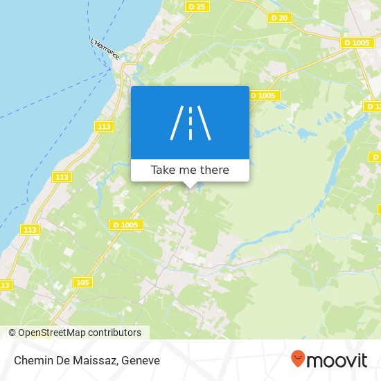 Chemin De Maissaz map