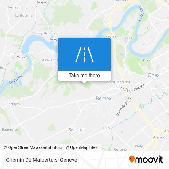 Chemin De Malpertuis map