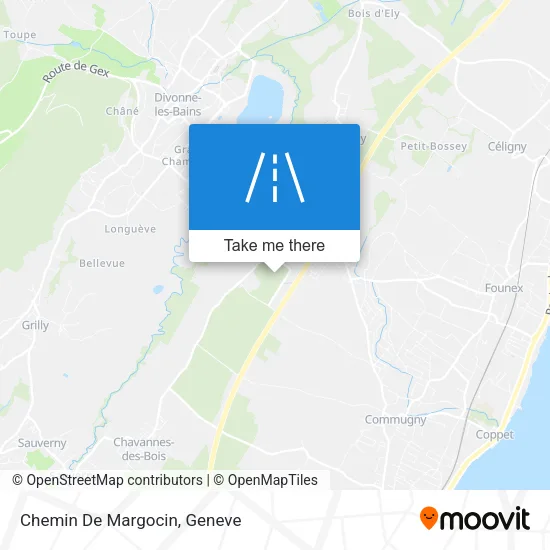Chemin De Margocin map