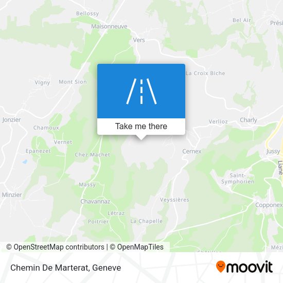 Chemin De Marterat map