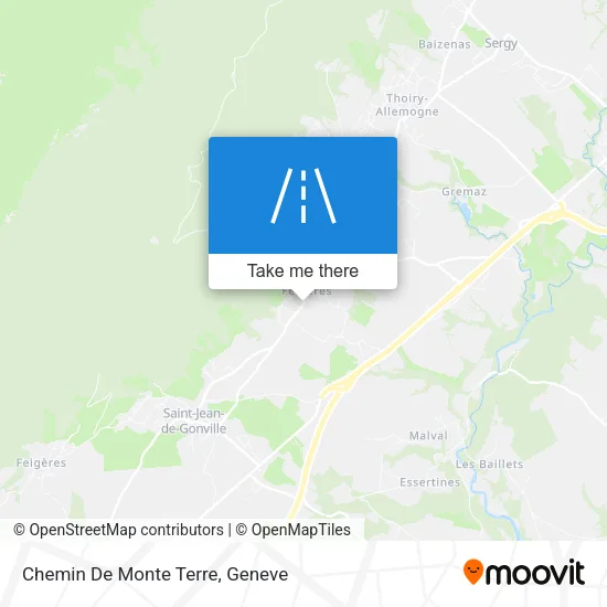Chemin De Monte Terre map