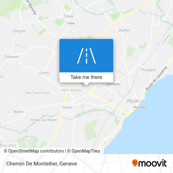 Chemin De Montellier map