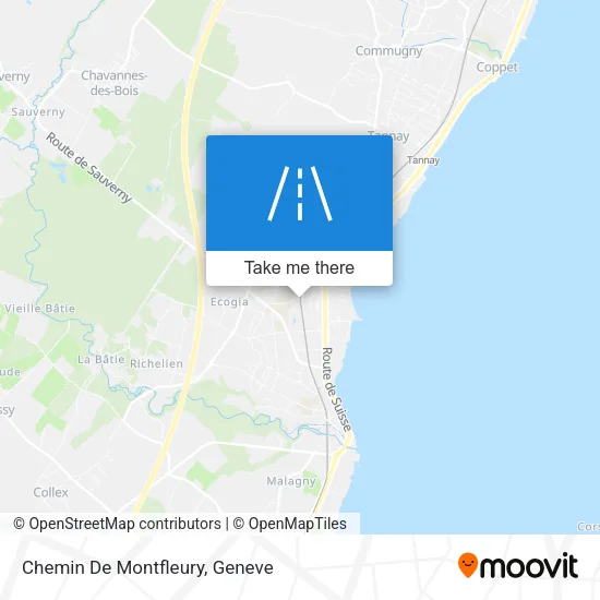 Chemin De Montfleury map
