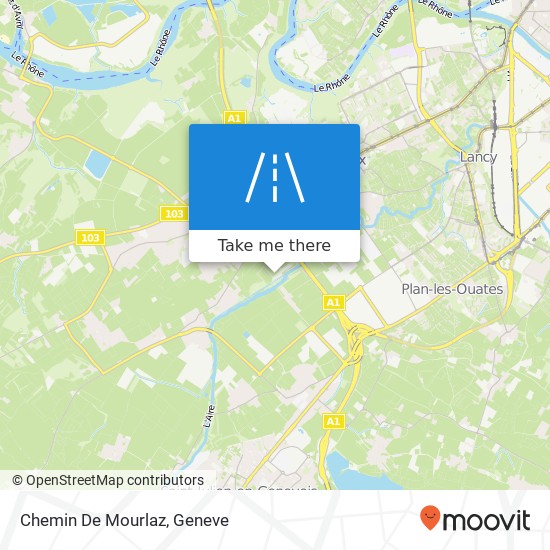 Chemin De Mourlaz map