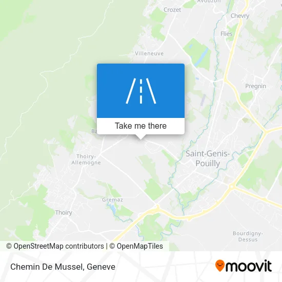 Chemin De Mussel map