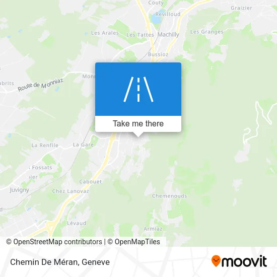 Chemin De Méran map