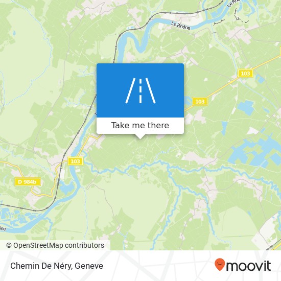 Chemin De Néry map