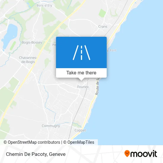 Chemin De Pacoty map