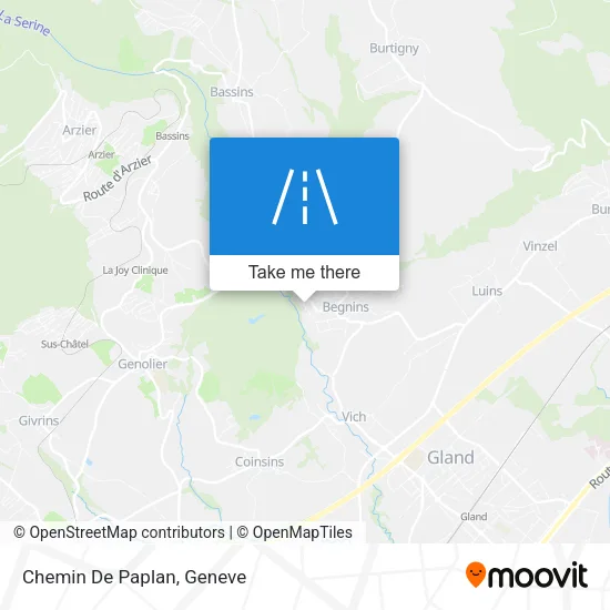 Chemin De Paplan map