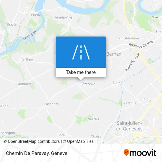 Chemin De Paravay map