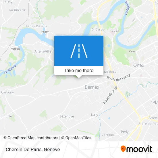 Chemin De Paris map