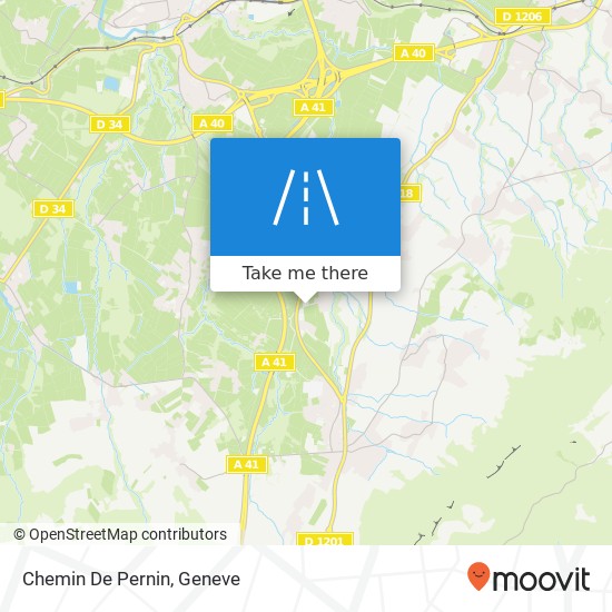Chemin De Pernin map
