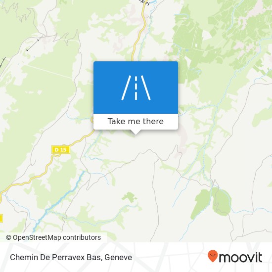 Chemin De Perravex Bas Karte