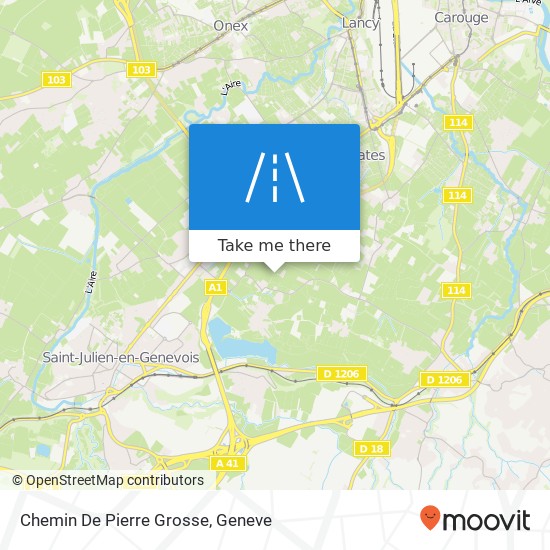 Chemin De Pierre Grosse map