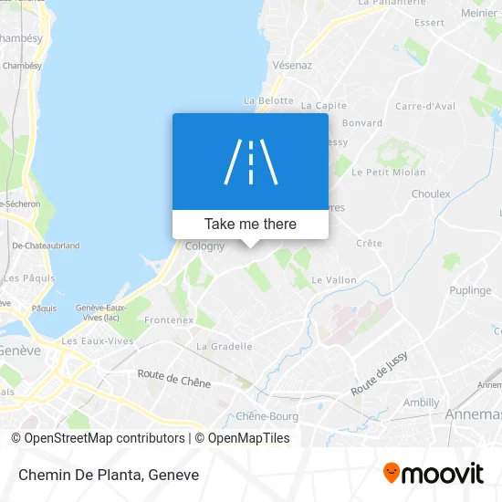 Chemin De Planta map