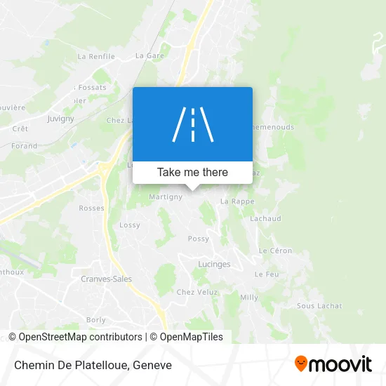 Chemin De Platelloue map