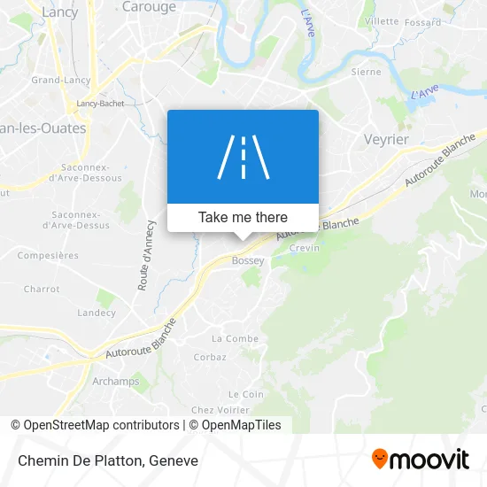 Chemin De Platton map