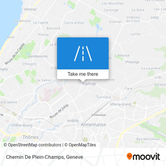 Chemin De Plein-Champs map