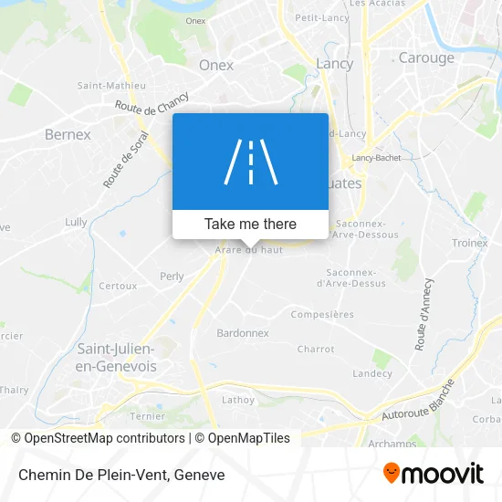 Chemin De Plein-Vent map