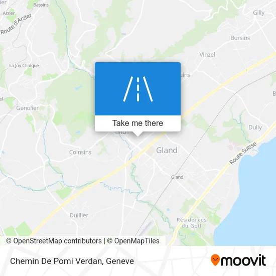 Chemin De Pomi Verdan map