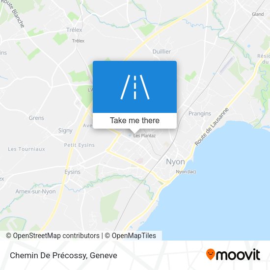 Chemin De Précossy map