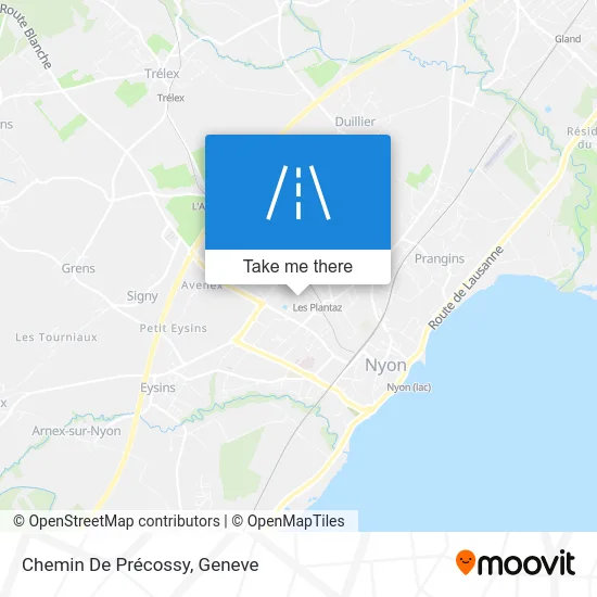 Chemin De Précossy map