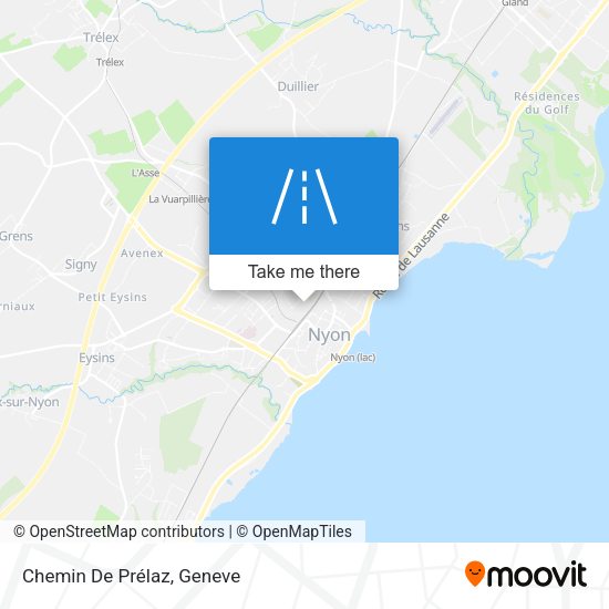 Chemin De Prélaz map
