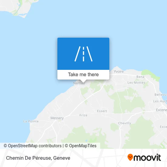 Chemin De Péreuse map