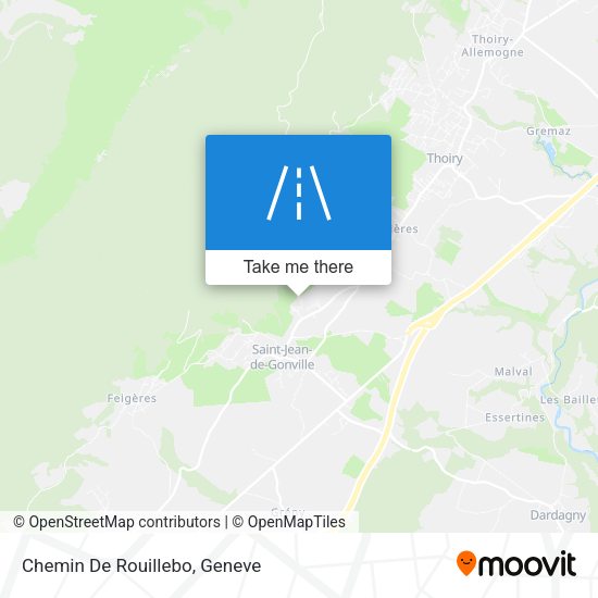 Chemin De Rouillebo map
