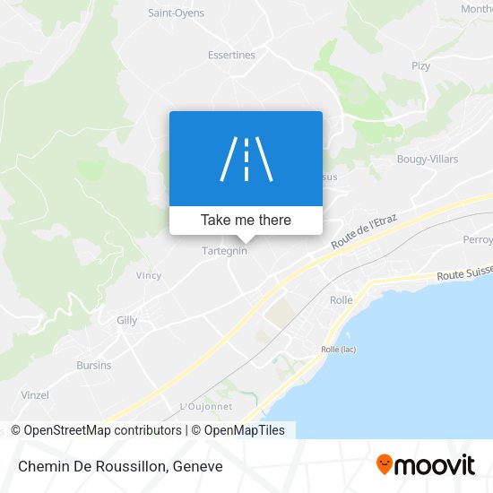 Chemin De Roussillon map