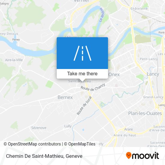 Chemin De Saint-Mathieu map