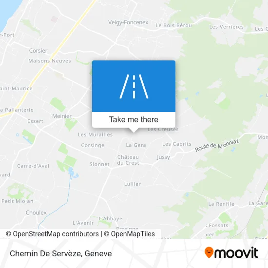 Chemin De Servèze map