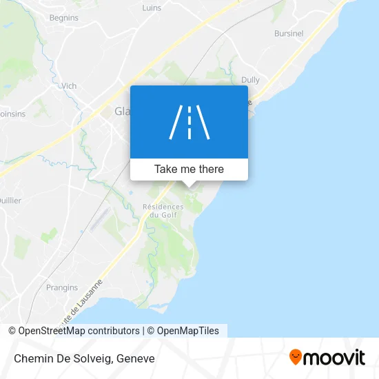 Chemin De Solveig map