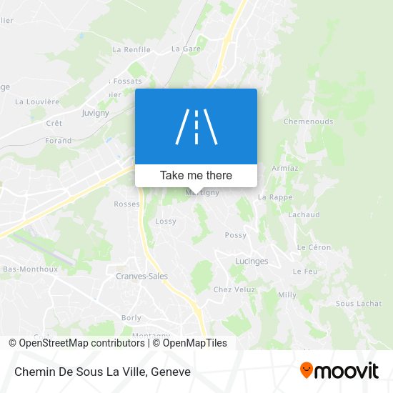 Chemin De Sous La Ville map