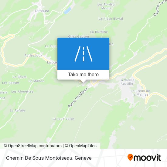 Chemin De Sous Montoiseau map