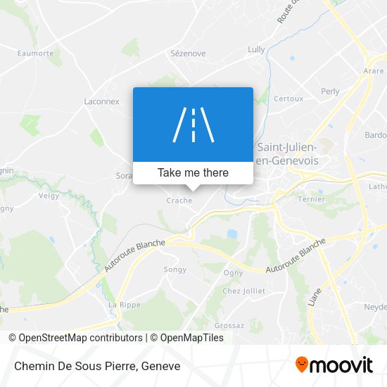 Chemin De Sous Pierre map
