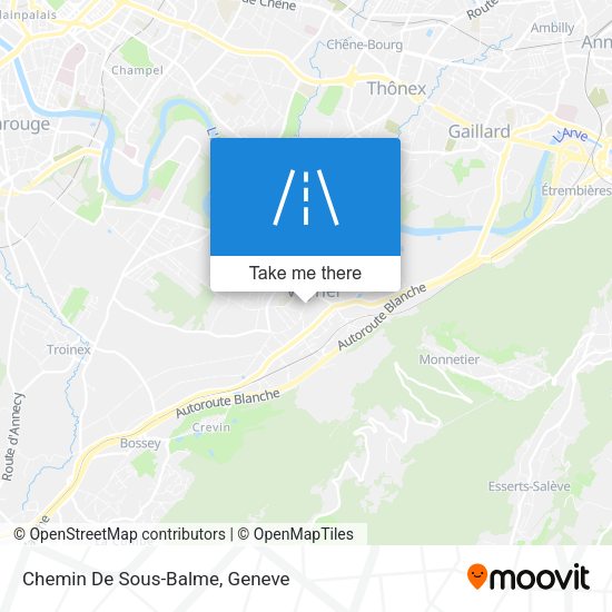 Chemin De Sous-Balme map