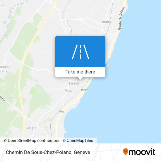 Chemin De Sous-Chez-Poland map