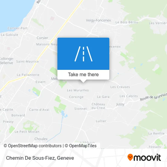 Chemin De Sous-Fiez map