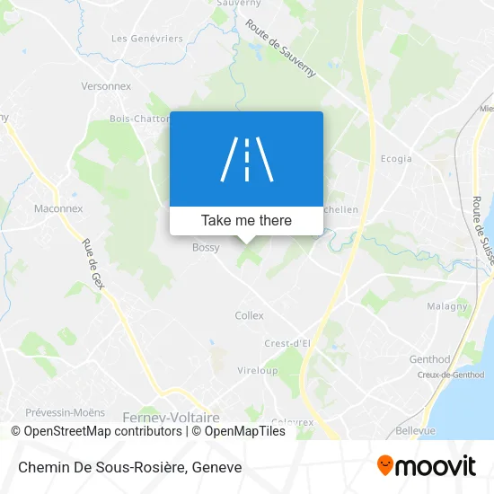 Chemin De Sous-Rosière map