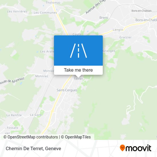 Chemin De Terret map