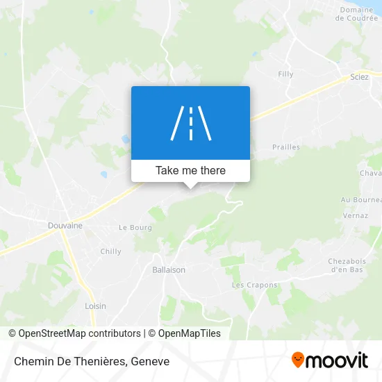 Chemin De Thenières map