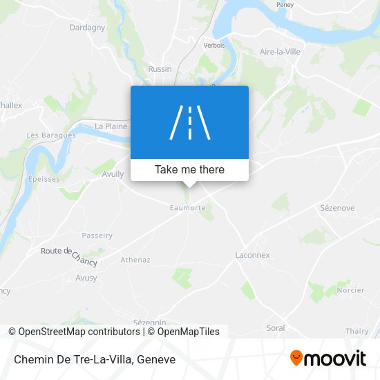 Chemin De Tre-La-Villa map